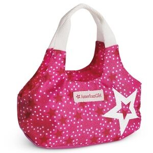 American Girl Fuchsia Starry Mini Tote